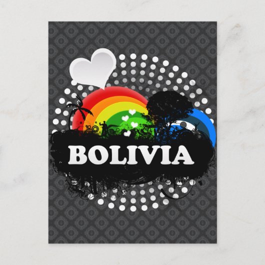 Carte Postale Fruité mignonne Bolivie (Devant)
