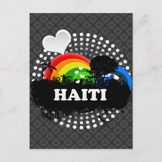 Carte Postale Fruité mignonne Haïti (Devant)