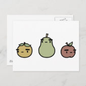 Carte Postale Fruits assortés (Devant / Derrière)