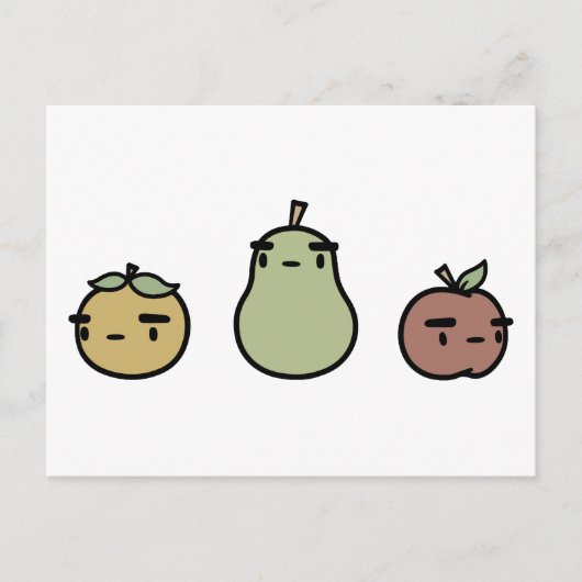 Carte Postale Fruits assortés (Devant)