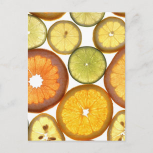 Carte Postale Fruits Citriques