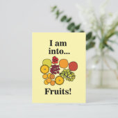 Carte Postale Fruits Colorés Été (Debout devant)