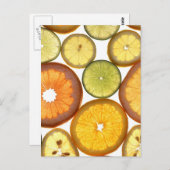 Carte Postale Fruits d'agrumes (Devant / Derrière)