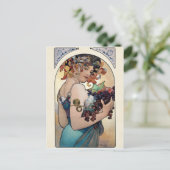 Carte Postale Fruits d'Alfons Mucha 1897 (Debout devant)