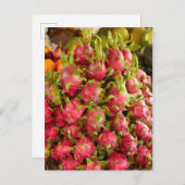Carte Postale Fruits de dragon| Le marché de Can Duoc (Devant / Derrière)