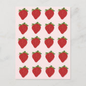 Carte Postale Fruits de fraises Sucrées fraises d'été (Devant)