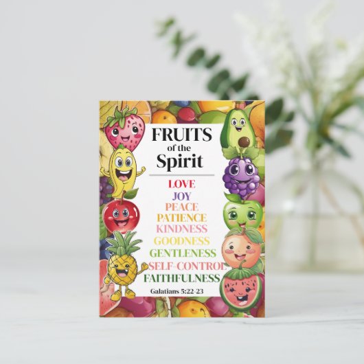 Carte Postale Fruits de l'Esprit (Debout devant)