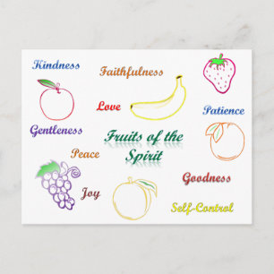 Carte Postale Fruits de l'Esprit