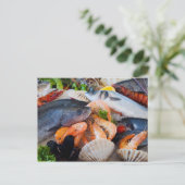 Carte Postale Fruits de mer variés (Debout devant)