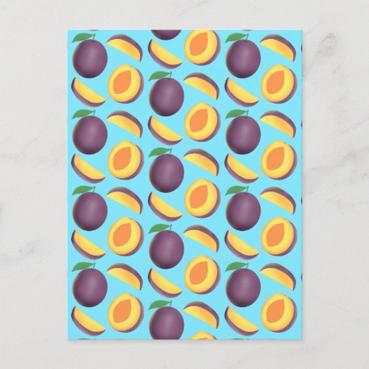 Carte Postale Fruits de prune (Devant)