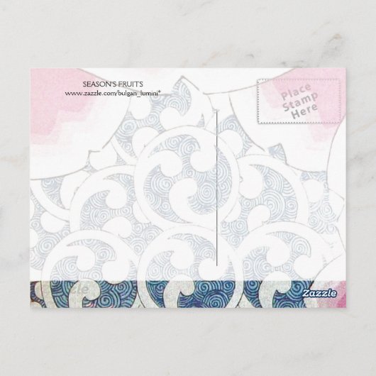 CARTE POSTALE FRUITS DE SAISON 5 (Dos)