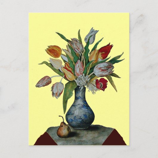 CARTE POSTALE FRUITS DE SAISON - TULIPES (Devant)