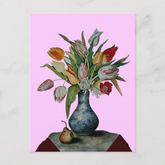 CARTE POSTALE FRUITS DE SAISON - TULIPS (Devant)