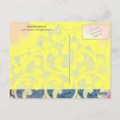 CARTE POSTALE FRUITS DE SAISON - TULIPS (Dos)