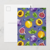 Carte Postale Fruits d'été (Devant / Derrière)