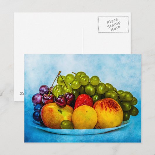 Carte Postale Fruits d'été (Devant / Derrière)