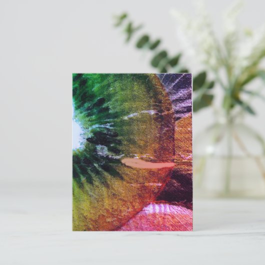 Carte Postale Fruits d'été Plage et piscine (Debout devant)