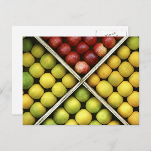 Carte postale Fruits et Aliments 10 (Devant / Derrière)