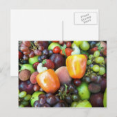 Carte postale Fruits et aliments 19 (Devant / Derrière)