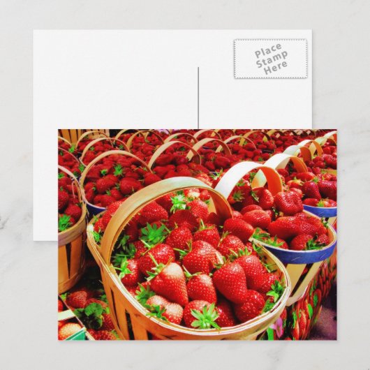 Carte postale Fruits et aliments 4 (Devant / Derrière)