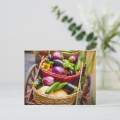 Carte postale Fruits et aliments 77 (Debout devant)