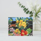 Carte Postale Fruits et fleurs (Debout devant)