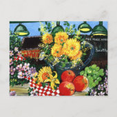 Carte Postale Fruits et fleurs (Devant)