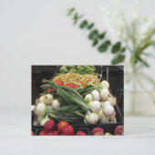 Carte Postale Fruits et légumes (Debout devant)