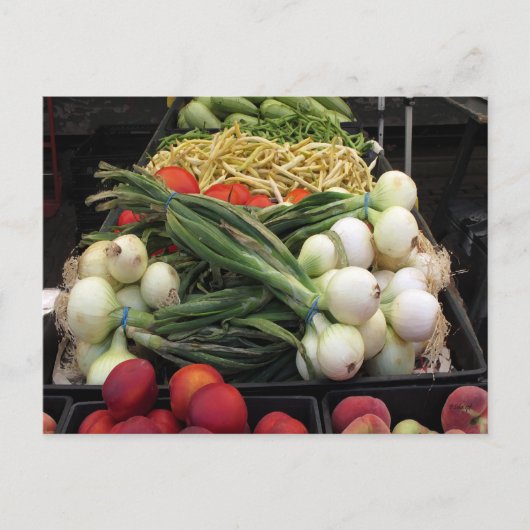 Carte Postale Fruits et légumes (Devant)