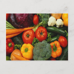 CARTE POSTALE FRUITS ET LÉGUMES