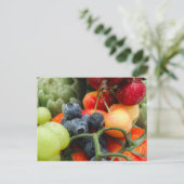Carte Postale Fruits et légumes (Debout devant)