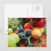 Carte Postale Fruits et légumes (Devant / Derrière)