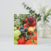 Carte Postale Fruits et légumes (Debout devant)