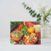 Carte Postale Fruits et légumes frais (Debout devant)