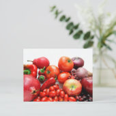 Carte Postale Fruits Et Légumes Rouges (Debout devant)