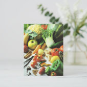 Carte Postale Fruits et légumes, Toutes sortes de légumes (Debout devant)