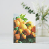 Carte Postale Fruits et vegetables, oranges et lemons (Debout devant)