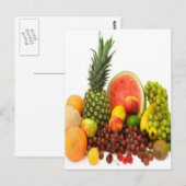 CARTE POSTALE FRUITS LÉGUMES (Devant / Derrière)