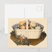 Carte Postale Fruits par Grant Wood (Devant / Derrière)