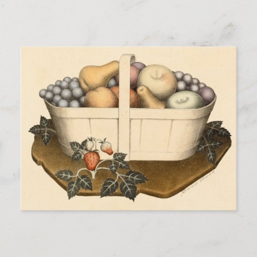 Carte Postale Fruits par Grant Wood (Devant)
