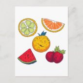 Carte Postale Fruits par Nico (Devant)