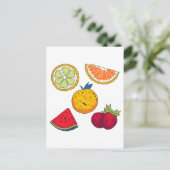 Carte Postale Fruits par Nico (Debout devant)