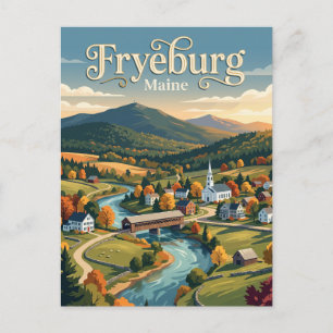 Carte Postale Fryeburg, Maine