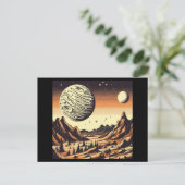 Carte Postale FSF Mars Paysage Coupe de bois 1 (Debout devant)