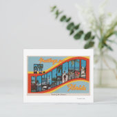 Carte Postale Ft. Lauderdale, Floride - Grandes Lettres Scènes 2 (Debout devant)