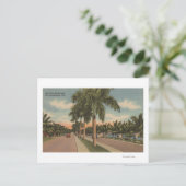 Carte Postale Ft. Lauderdale, Floride - Vue de Las Olas (Debout devant)