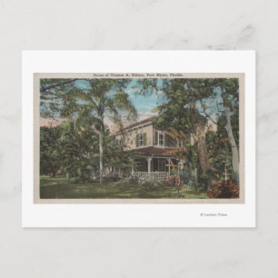 Carte Postale Ft. Myers, Floride - Vue de Thomas Edison House