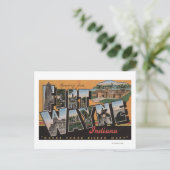 Carte Postale Ft. Wayne, Indiana - Scènes de grandes lettres (Debout devant)