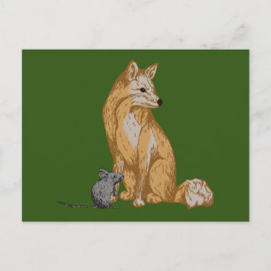 Carte Postale Fuchs Maus