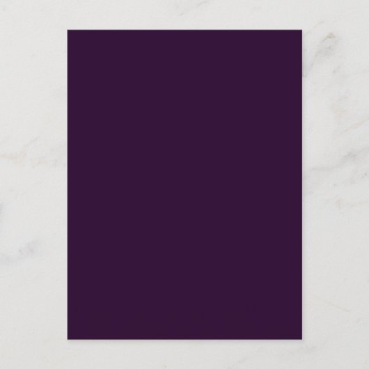 Carte Postale FUCHSIE PROFONDE (une couleur violet foncé solide) (Devant)